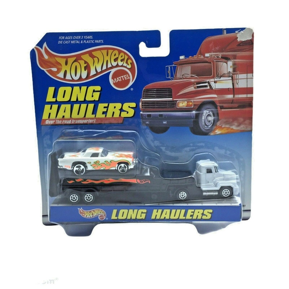 Hot Wheels Long Haulers Transporter 1957 57 Ford Thunderbird T-Bird Car Toy 1/64